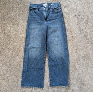 Frame Denim Blue Flare & Wide Leg Jeans